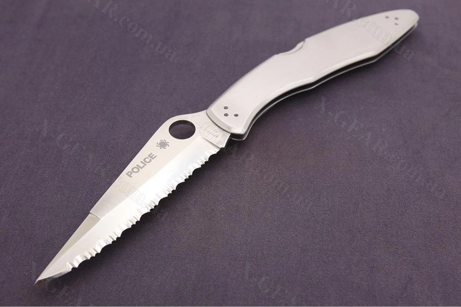 Складаний ніж Spyderco Police Serrated C07S