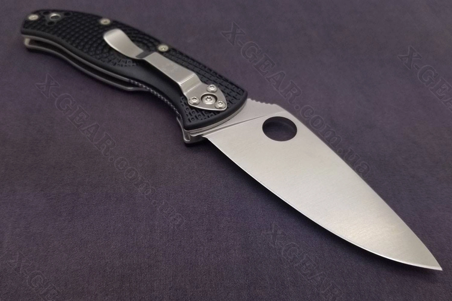 Spyderco Tenacious Lightweight Satin Plain Blade - купить в Киеве