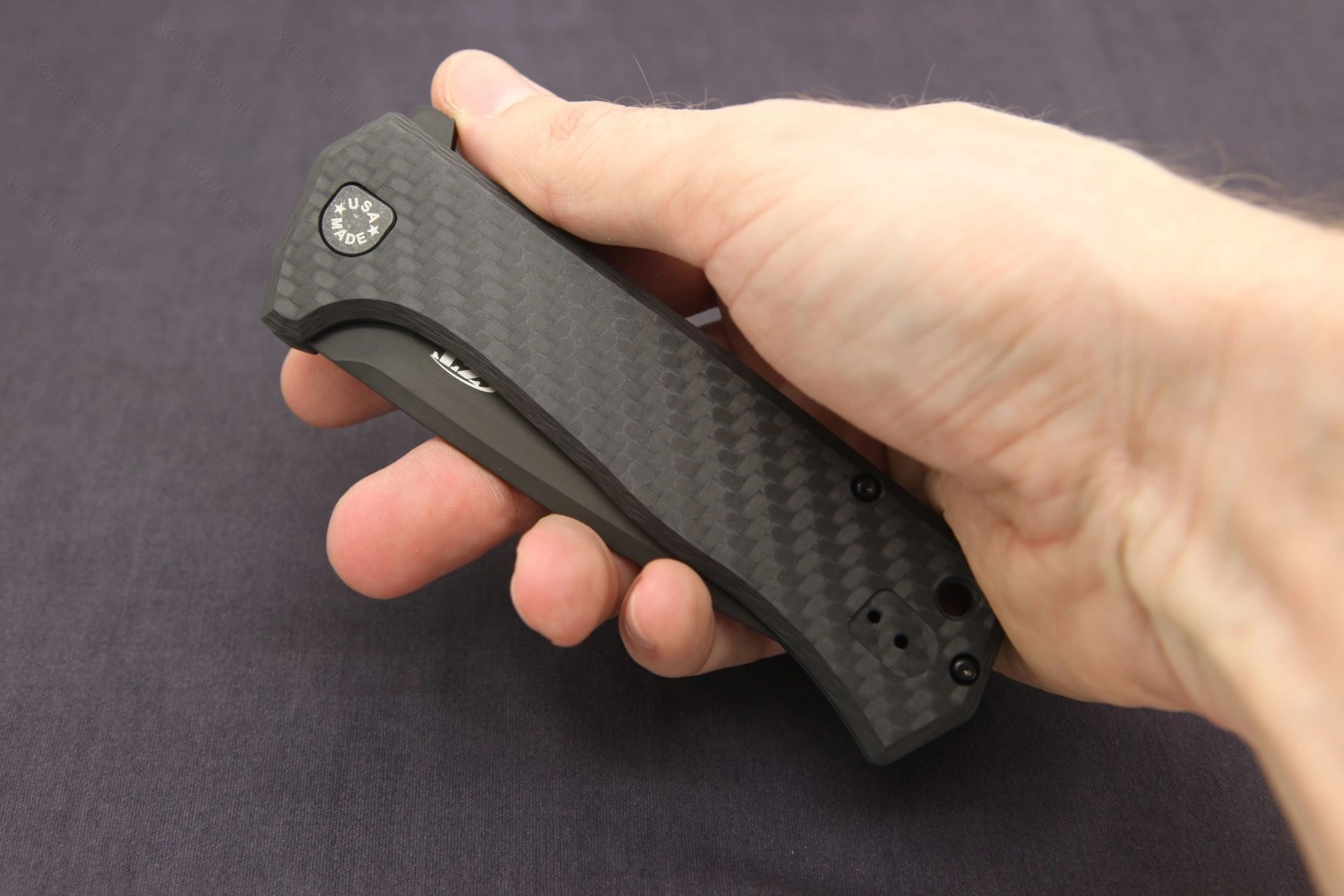 Складной нож Zero Tolerance 0804CF Rexford, Black DLC