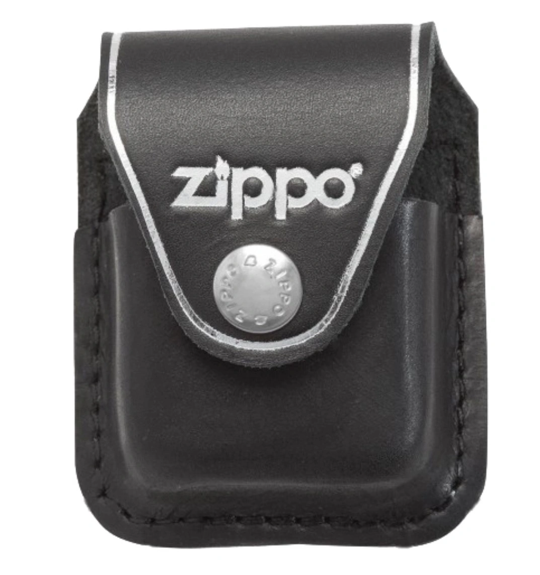 Чехол ZIPPO LPLCK Черный с клипсой на кнопке