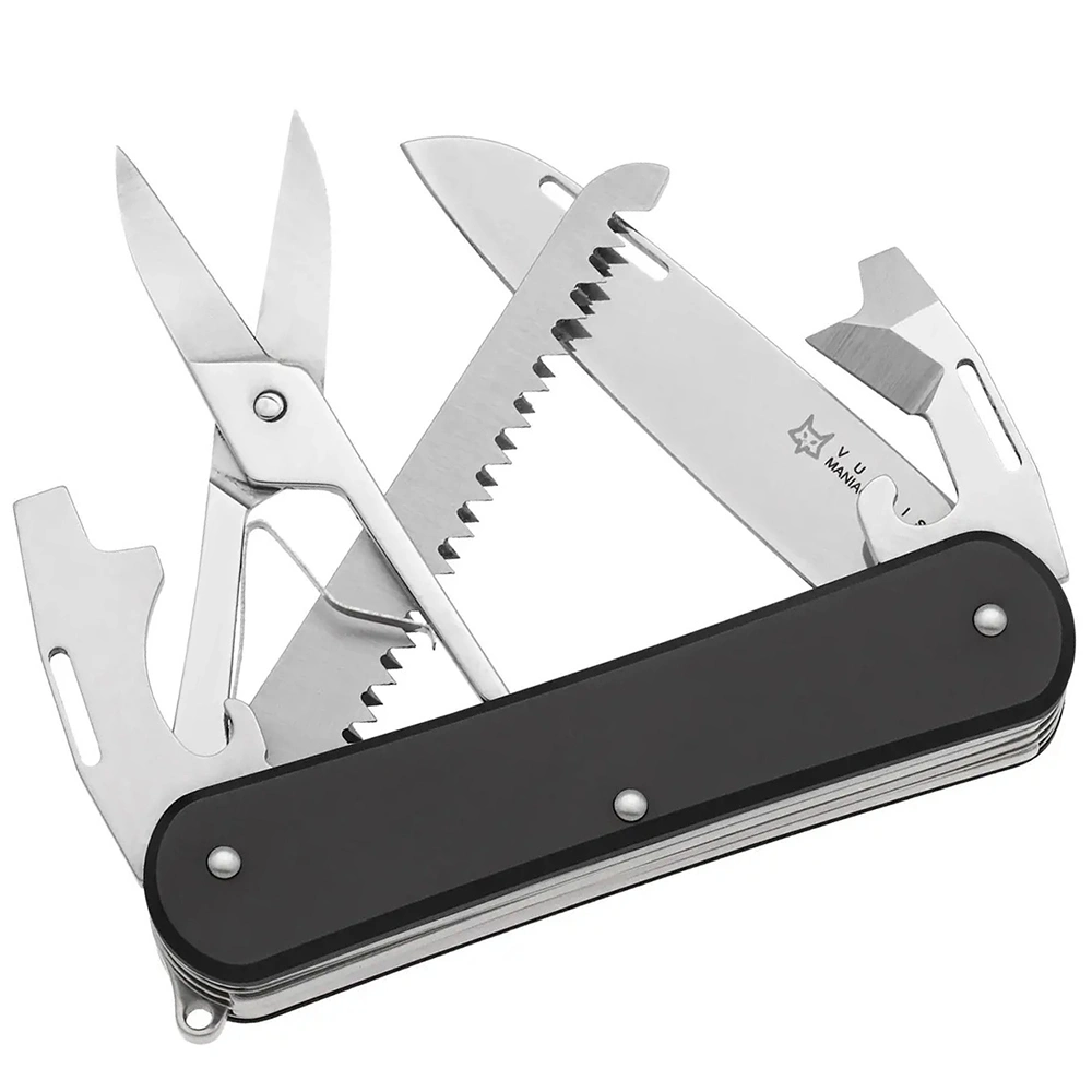 Нож Fox Vulpis Aluminium, 5 инструментов Black