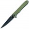 Ніж Artisan Shark Black Blade, D2, G10 Flat, Olive