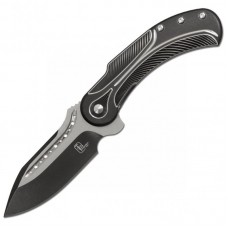 Begg Knives Steelcraft Field Marshall Black / Silver, Two-Tone Blade