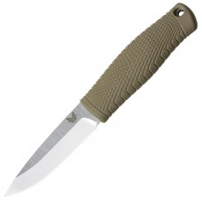 Нож Benchmade 200 Puukko, CPM-3V, OD Green, Black Leather Sheath