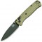 Benchmade 535 Bugout Gray Blade, Ranger Green Grivory Handle