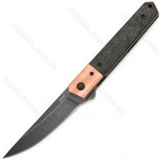 Boker Kwaiken Flipper, Marble Carbon Fiber/Copper, 01BO273SOI