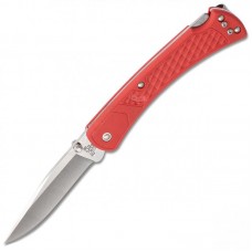 Buck 110 Slim Hunter Select Lockback Knife Red GFN