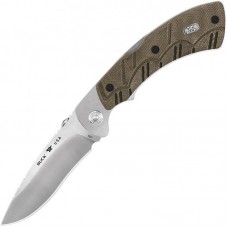 Buck Open Season Skinner Green Micarta 557ODS