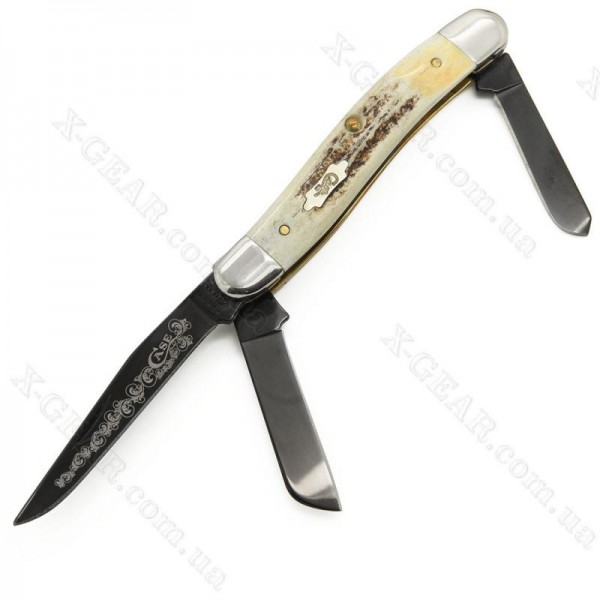 Case 17111 Medium Stockman, Vintage Stag Anthracite