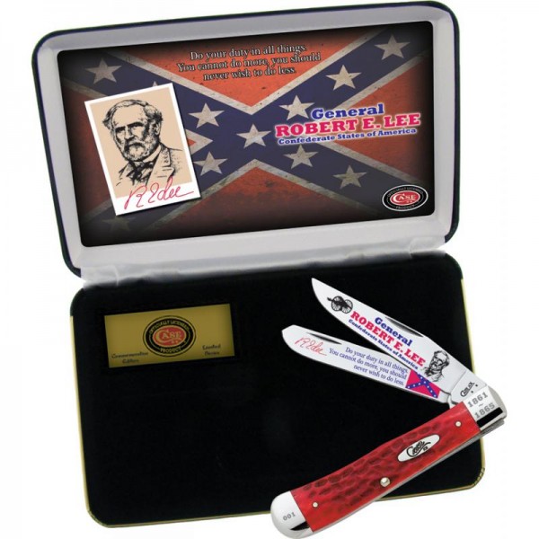 Case 6254, General Robert E. Lee Confederate States of America Commemorative Trapper