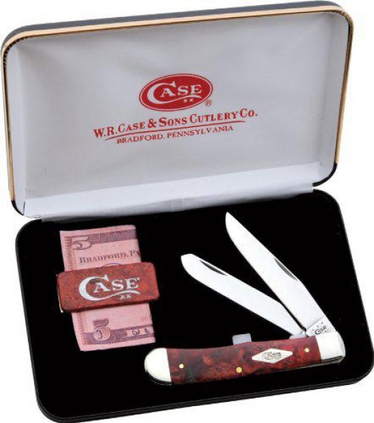 Case 7254 SS Trapper / Money Clip Gift Set