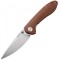 CJRB Feldspar Small G10 Brown J1912S-BNC