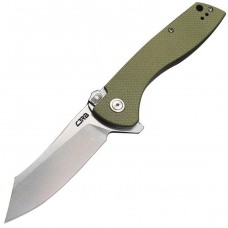 Нож CJRB Kicker, Stonewash, Olive G-10, J1915-GN