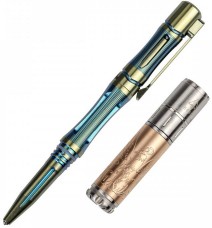 Набор Fenix F15 + T5Ti Tactical Pen, Blue