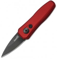 Kershaw Launch 4, Black, Red handle, 7500RDBLK