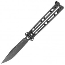 Нож Kershaw Lucha Black Stonewash, 5150BW, Balisong