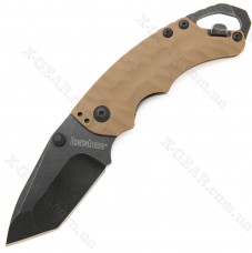 Kershaw Shuffle II, Tanto, Blackwash, Tan, 8750TTANBW