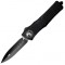 Ніж Microtech Combat Troodon Double Edge Black Blade Tactical