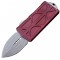 Microtech Exocet Stonewash Apocalyptic Merlot Red 157-10APMR