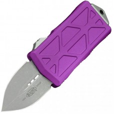 Microtech Exocet Stonewash Apocalyptic Violet 157-10APVI