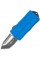 Microtech Exocet Tanto Black, Blue Handle, 158-1BL