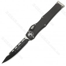 Microtech HALO VI S/E, Drop Point, Black, M390