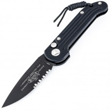 Microtech Ludt Black Blade Serrated