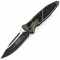 Microtech Socom Elite Auto Drop Point Black Blade, OD Green