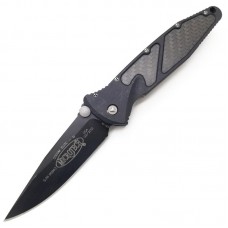 Microtech Socom Elite Black with Carbon, Black Blade, 2012, Б\У