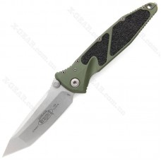 Microtech Socom Elite Tanto, Stonewash M390, Olive Drab, 161-10 OD