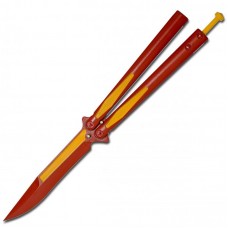 Microtech Tachyon III Balisong Red/Yellow