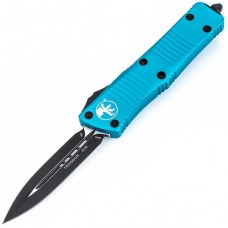 Microtech Troodon D / E Turquoise, Black Elmax, 138-1 TQ