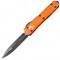 Microtech Ultratech D/E Black CTS 204P Blade, Orange Handle