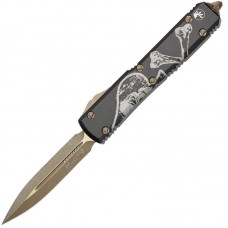 Нож Microtech Ultratech Death Card, Dagger Bronze Signature Series