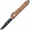 Microtech Ultratech Drop Point, Black Blade, Tan, 121-1TA