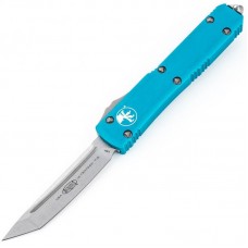 Microtech Ultratech Tanto Point Stonewash Turquoise