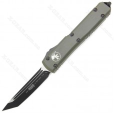 Microtech Ultratech Tanto T/E, Black 204p, OD Green, 123-1 OD