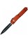 Microtech UTX-70 Double Edge Black Blade Orange 147-OR