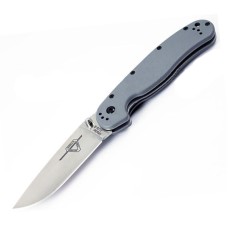 Нож Ontario Rat Folder 1, Grey, Satin Plain