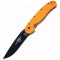 Ніж Ontario Rat Folder 1, Orange Black Plain