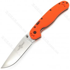 Нож Ontario Rat Model 1A, Orange G10, Satin