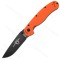 Нож Ontario Rat Model II Orange, Black Plain