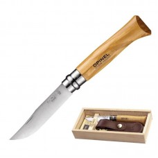 Opinel 8 VRI Олива з чохлом в пеналі