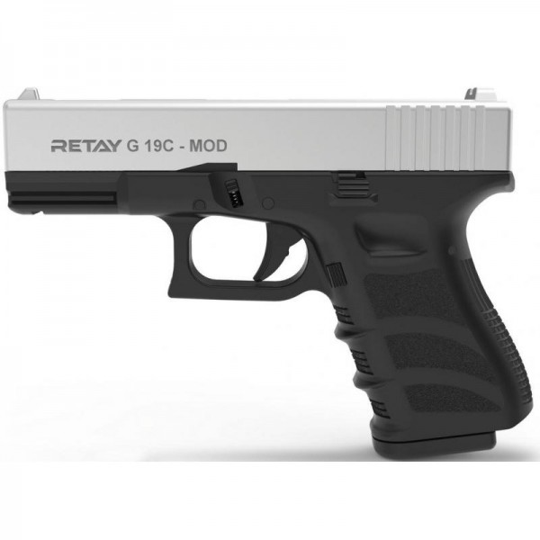 Пистолет стартовый Retay G 19C Chrome