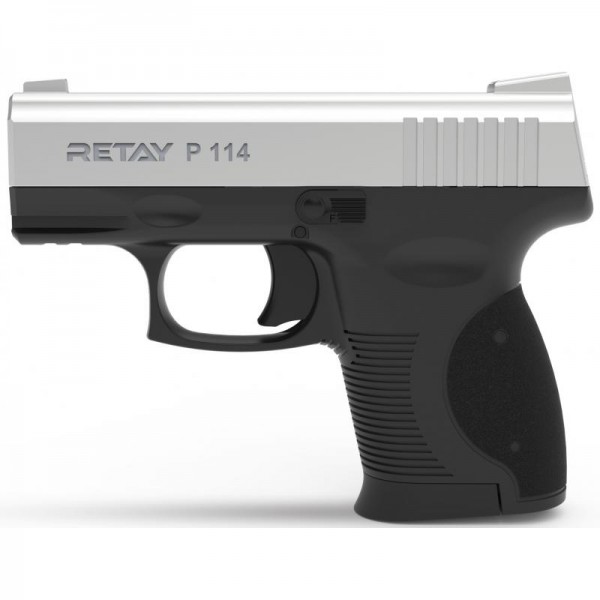 Пистолет стартовый Retay P114 Nickel