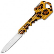 SOG Key Lockback Knife Keychain Utility Cheetah KEY-CT