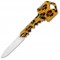 SOG Key Lockback Knife Keychain Utility Cheetah KEY-CT