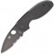 Spyderco Efficient Black Blade Part Serrated C216GPSBBK