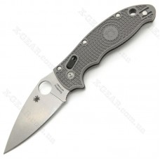 Spyderco Manix 2 Lightweight, Maxamet Steel, Stone Gray FRN, C101PGY2