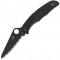 Spyderco Pacific Salt 2 Black Blade, Serrated